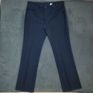 Vintage Levis Pants Mens 40x34 Dress Slacks Flat Front Polyester Dacron Made USA